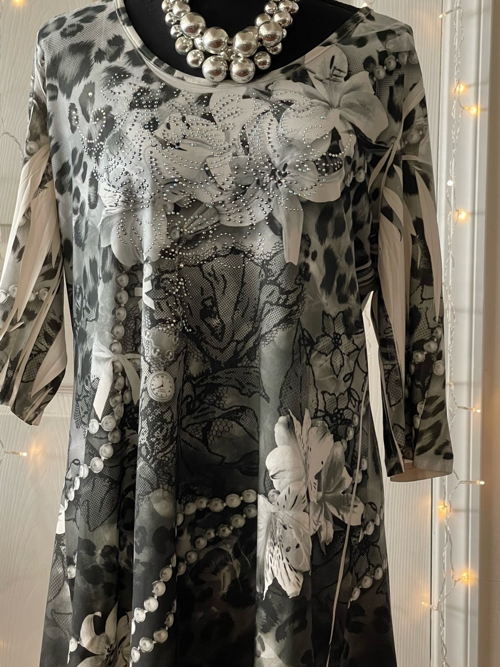 New Black & White Dress/Top